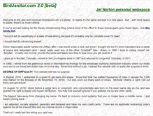 Tablet Screenshot of birdjanitor.com